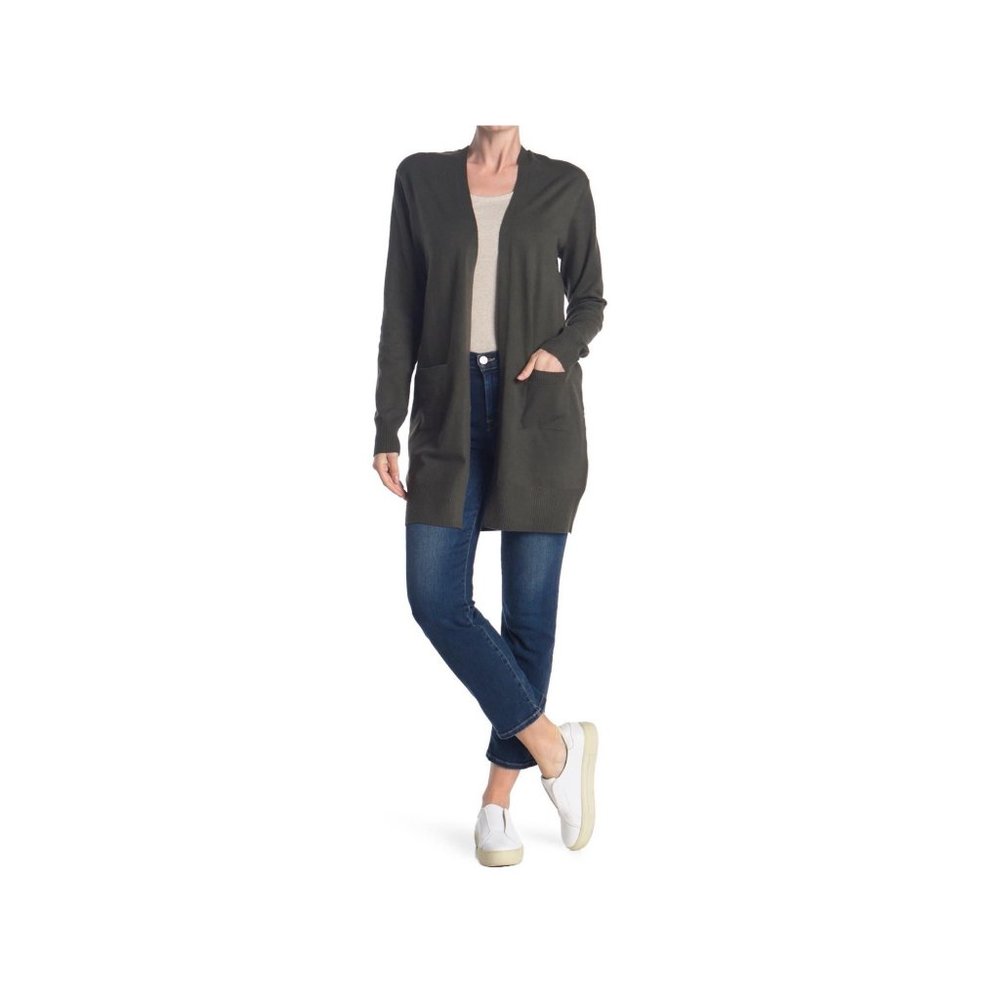 Simple Open Drape Pocket Cardigan NEW WITH TAGS